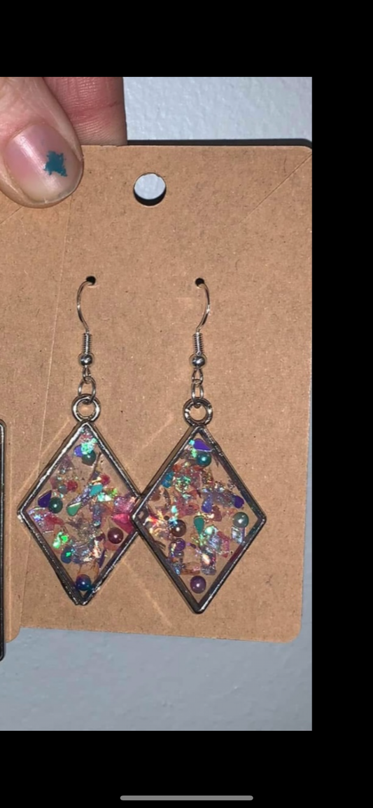 Bezel Earrings