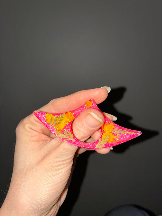 Thumb book page holder
